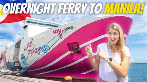 24 Hours in 2GO Luxury BUSINESS CLASS Ferry to MANILA!.